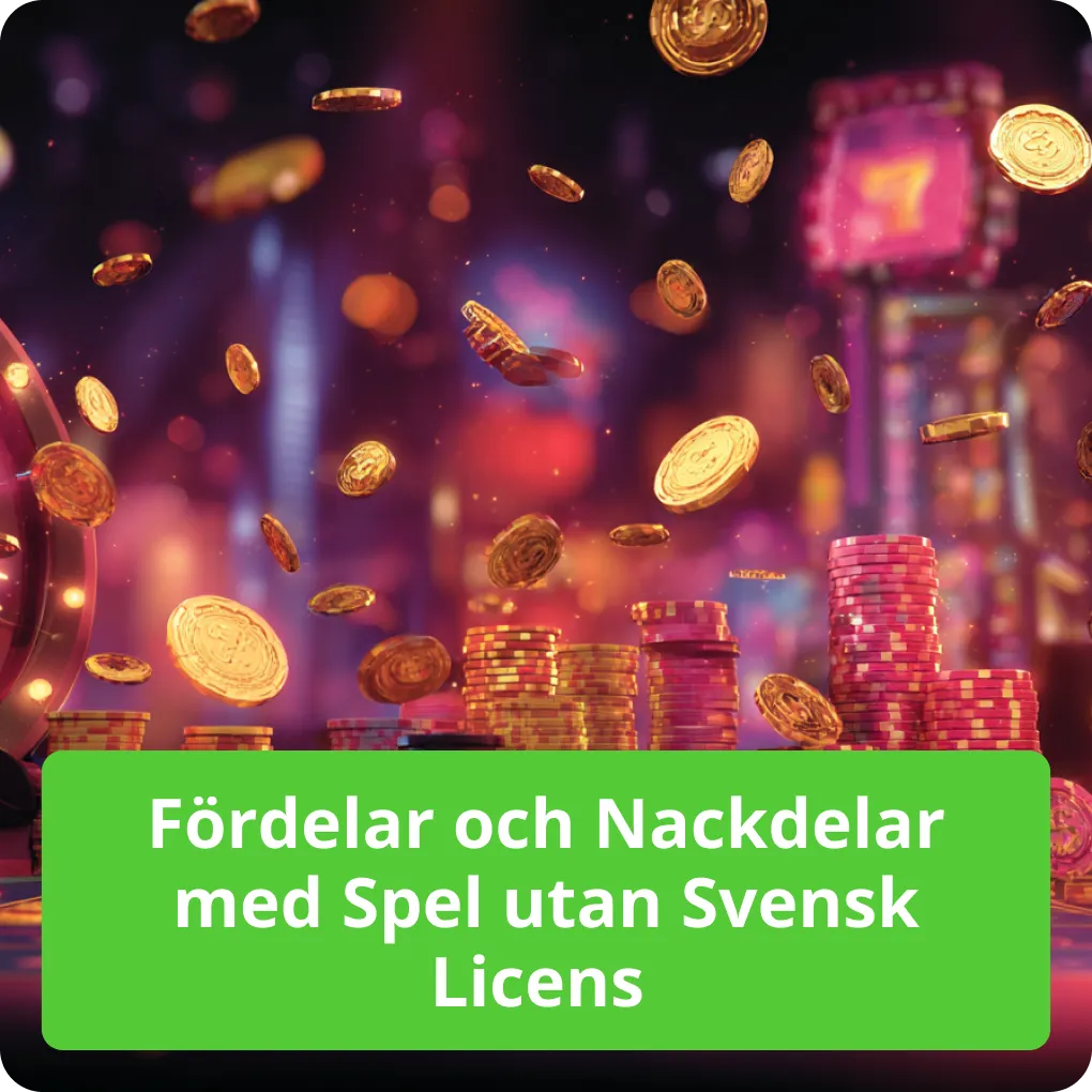 Fördelar och Nackdelar med Spel utan Svensk Licens – Översikt Fördelar och Nackdelar med Spel utan Svensk Licens