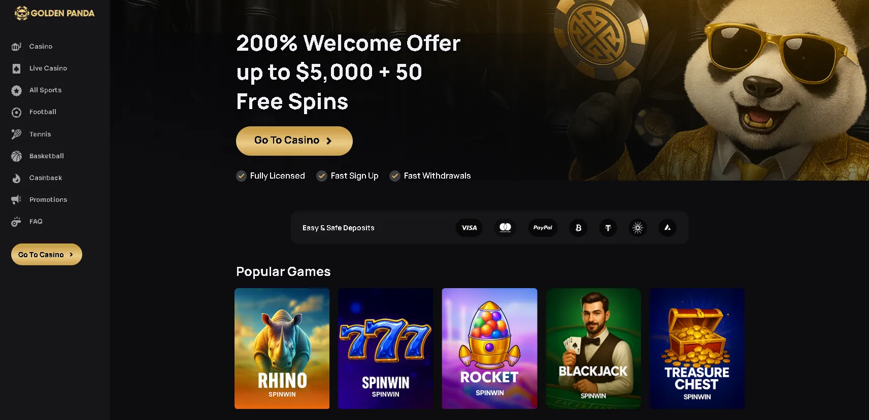 Golden Panda – ett casino för betting utan svensk licens och fler spelalternativ Golden Panda – ett casino för betting utan svensk licens