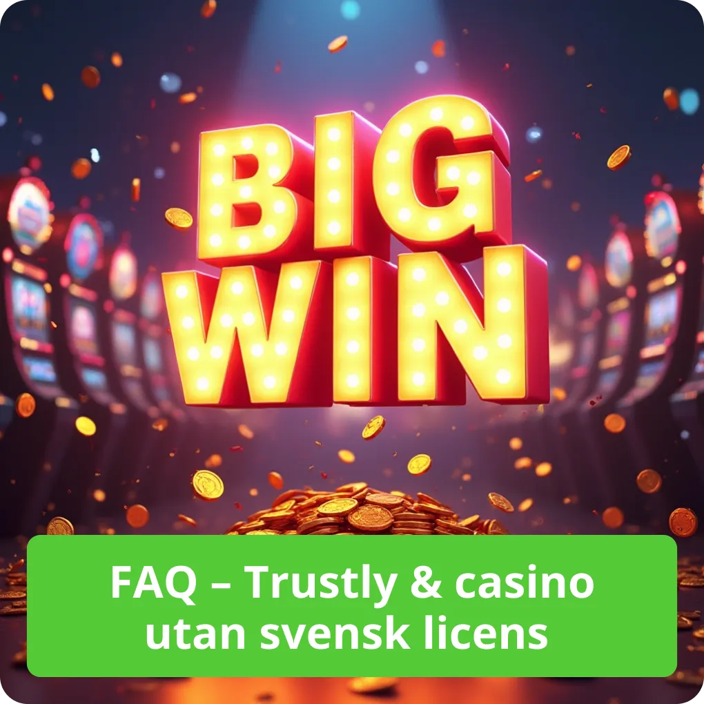 FAQ – Trustly & casino utan svensk licens FAQ